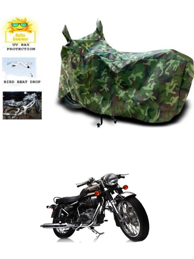     			RONISH Bike Body Cover for Royal Enfield Electra Delux ( Pack of 1 ) , Multicolour