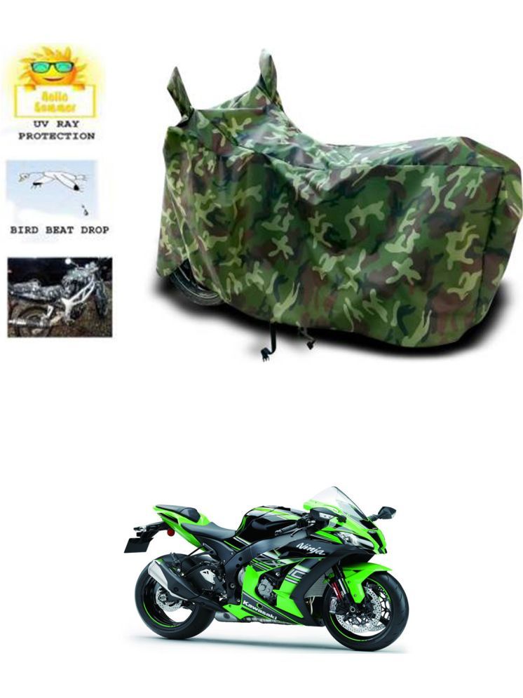     			RONISH Bike Body Cover for Kawasaki All Bike Models ( Pack of 1 ) , Multicolour