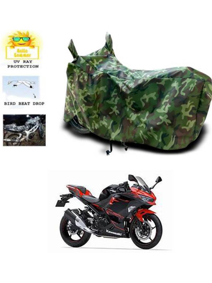     			RONISH Bike Body Cover for Kawasaki Ninja 250 ( Pack of 1 ) , Multicolour