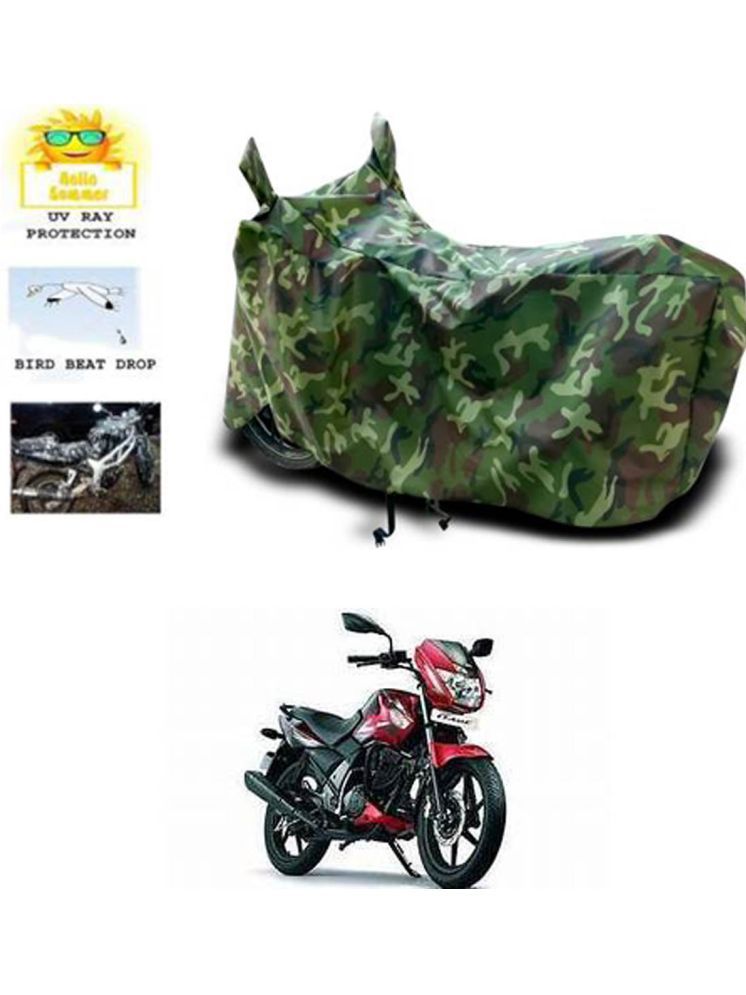     			RONISH Bike Body Cover for TVS Flame ( Pack of 1 ) , Multicolour