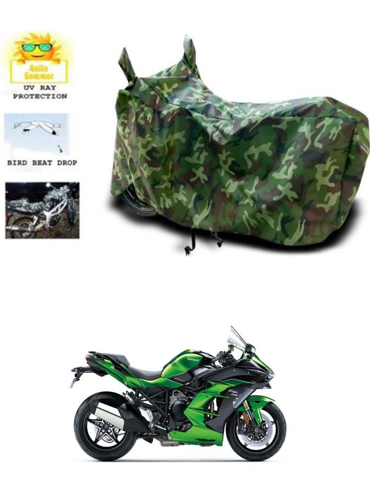     			RONISH Bike Body Cover for Kawasaki Ninja H2 ( Pack of 1 ) , Multicolour