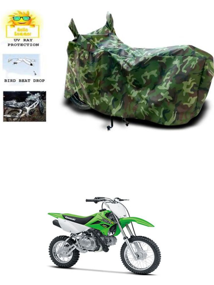     			RONISH Bike Body Cover for Kawasaki KLX 110 ( Pack of 1 ) , Multicolour