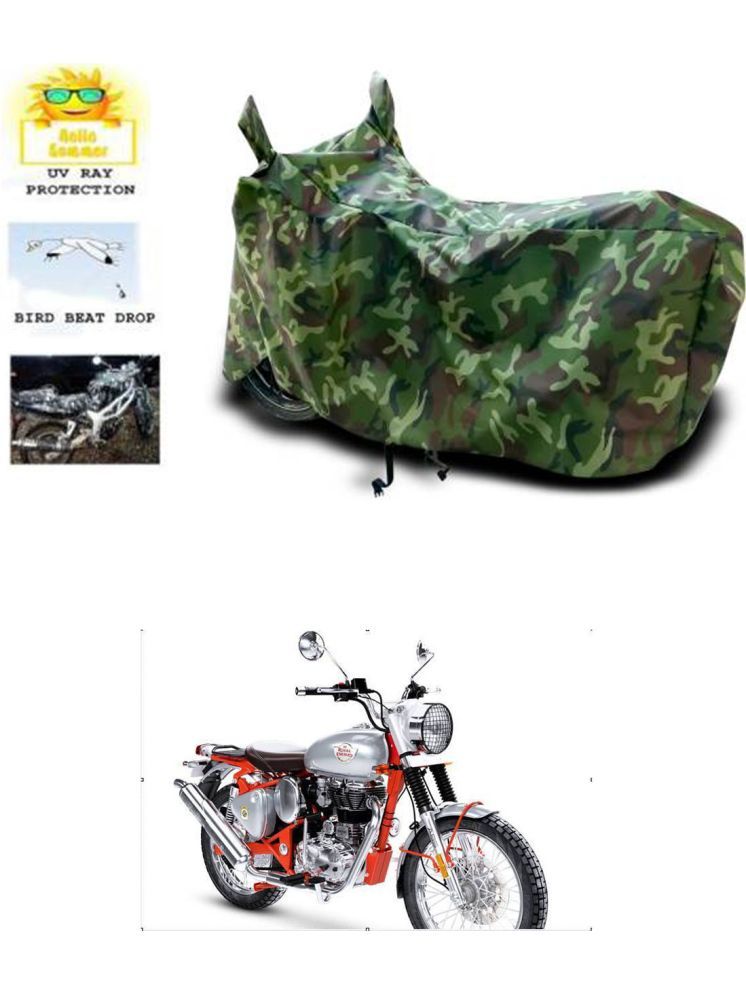     			RONISH Bike Body Cover for Royal Enfield Bullet 350 ( Pack of 1 ) , Multicolour