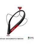 hitage NBT-5768 pro RED MAGNETIC In-the-ear Bluetooth Headset with Upto 30h Talktime Deep Bass - Red