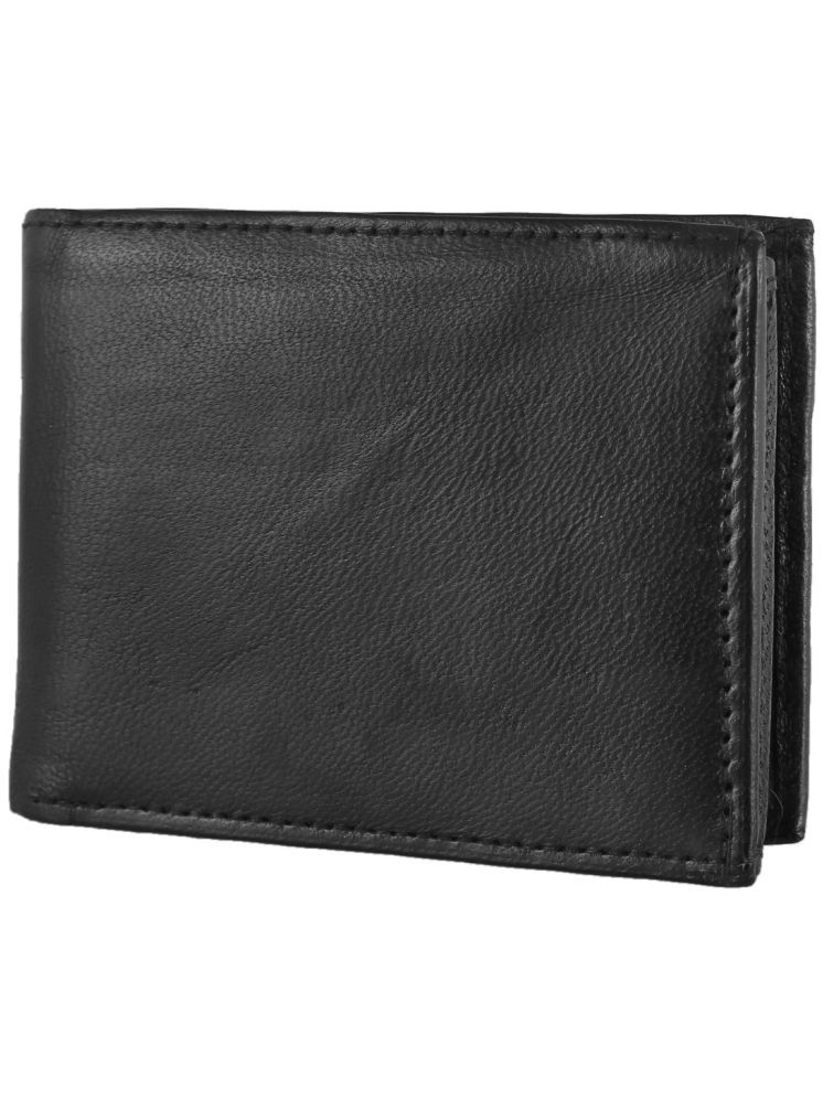     			Eugenie Club Black 100% Leather Men's RFID Wallet,Regular Wallet ( Pack of 1 )