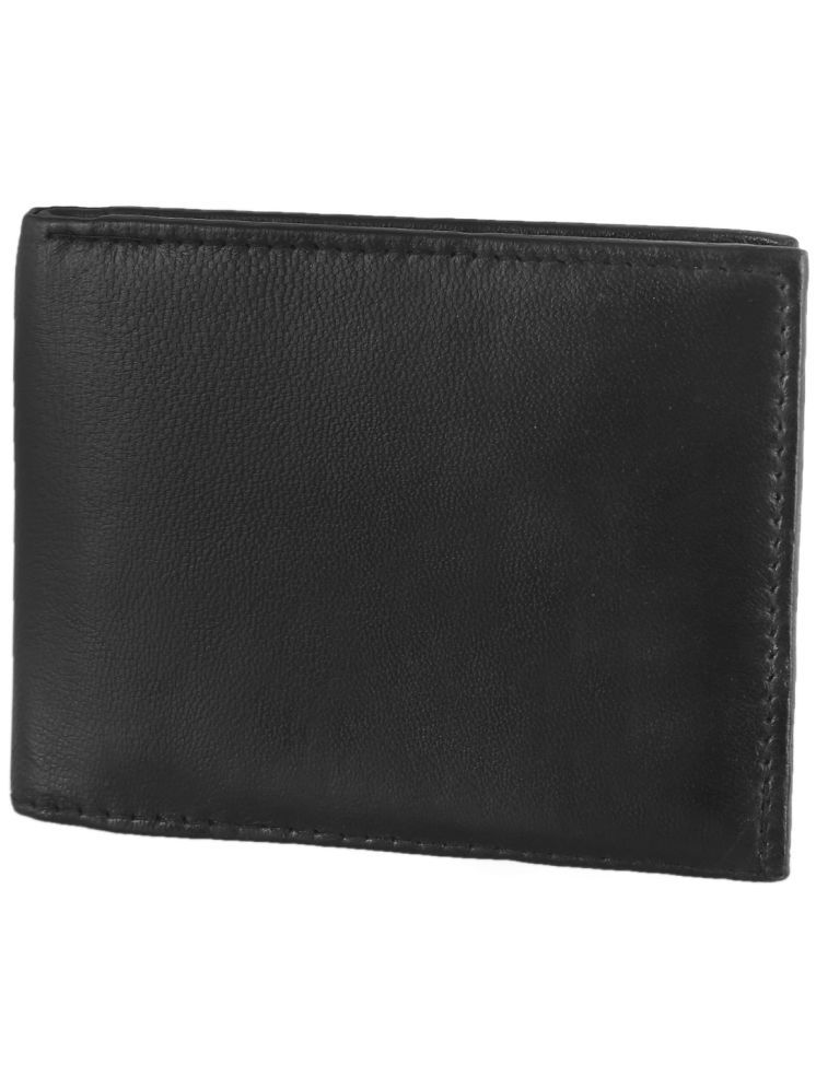     			Eugenie Club Black 100% Leather Men's RFID Wallet,Regular Wallet ( Pack of 1 )