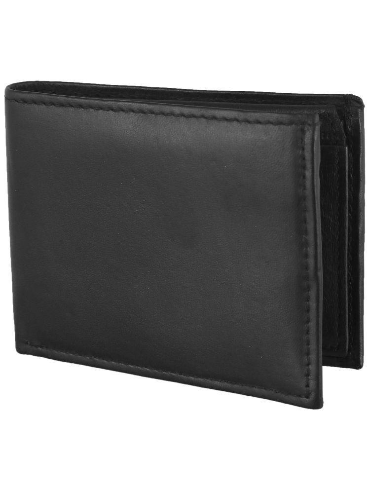     			Eugenie Club Black 100% Leather Men's RFID Wallet,Regular Wallet ( Pack of 1 )