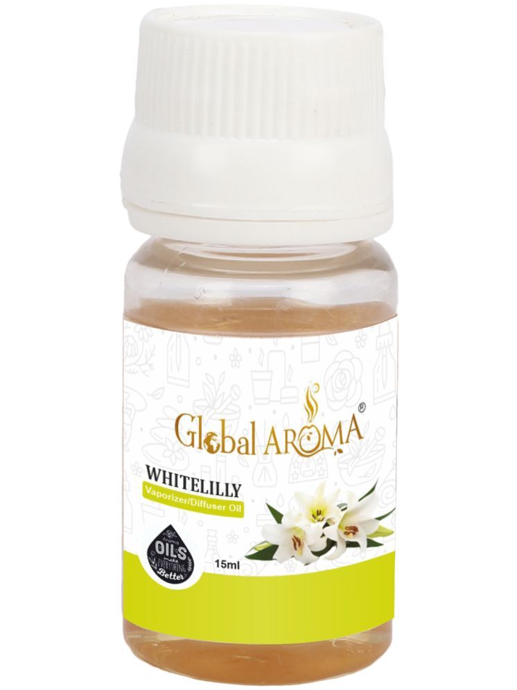     			GLOBAL AROMA Whitelily Fragrance Aroma Diffusers Oil - 15 ML