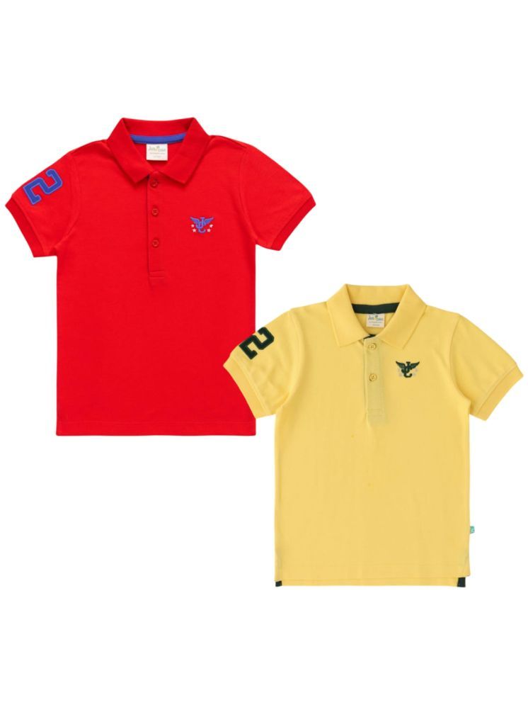     			Juscubs Pack of 1 Boys Cotton Polo T-Shirt ( Multicolor )