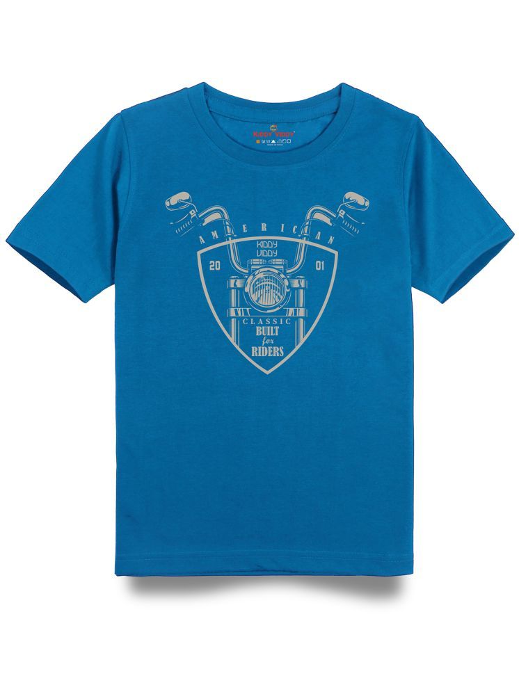     			KIDDY VIDDY Royal Blue Cotton Boy's T-Shirt ( Pack of 1 )