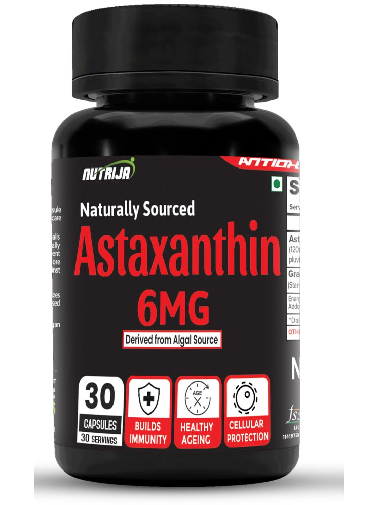     			NUTRIJA Astaxanthin 6mg Capsules – 30 no.s Capsule