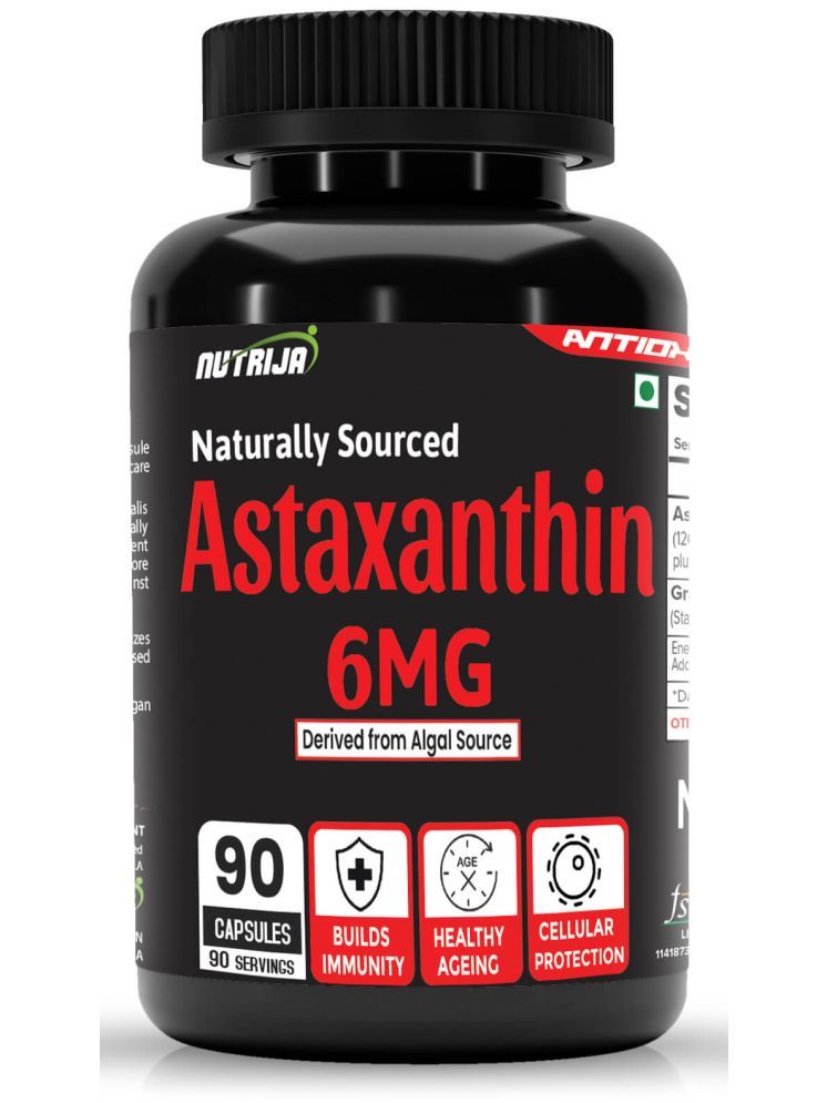     			NUTRIJA Astaxanthin 6mg Capsules – 90 no.s Capsule