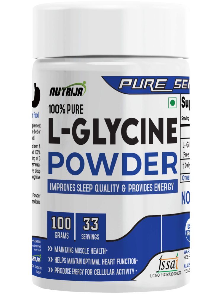     			NUTRIJA L-Glycine Powder - 100 gm Powder