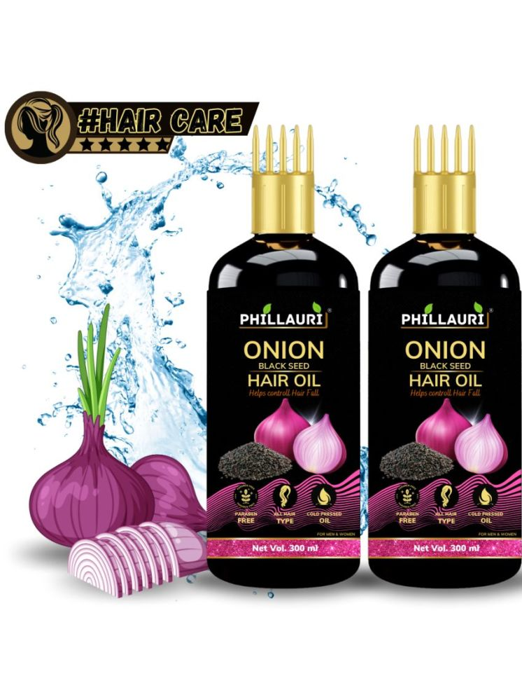     			Phillauri Anti Dandruff Onion Oil 300 ml ( Pack of 2 )