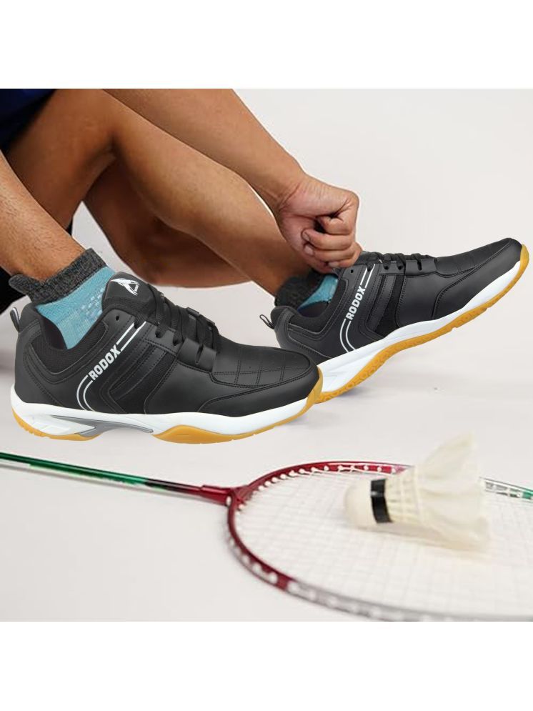     			RODOX Badminton Shoes Non-Marking Black Male