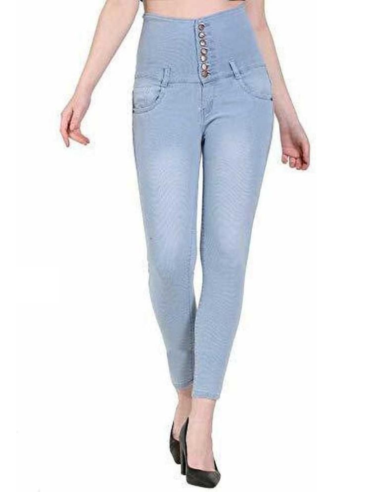     			Shubh paridhaan - Light Blue Denim Regular Fit Women's Jeans ( Pack of 1 )