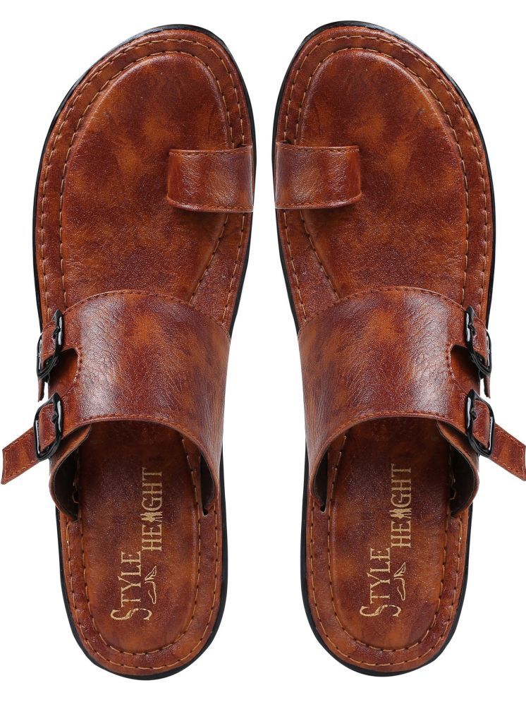     			Style Height Tan Men's Leather Slipper