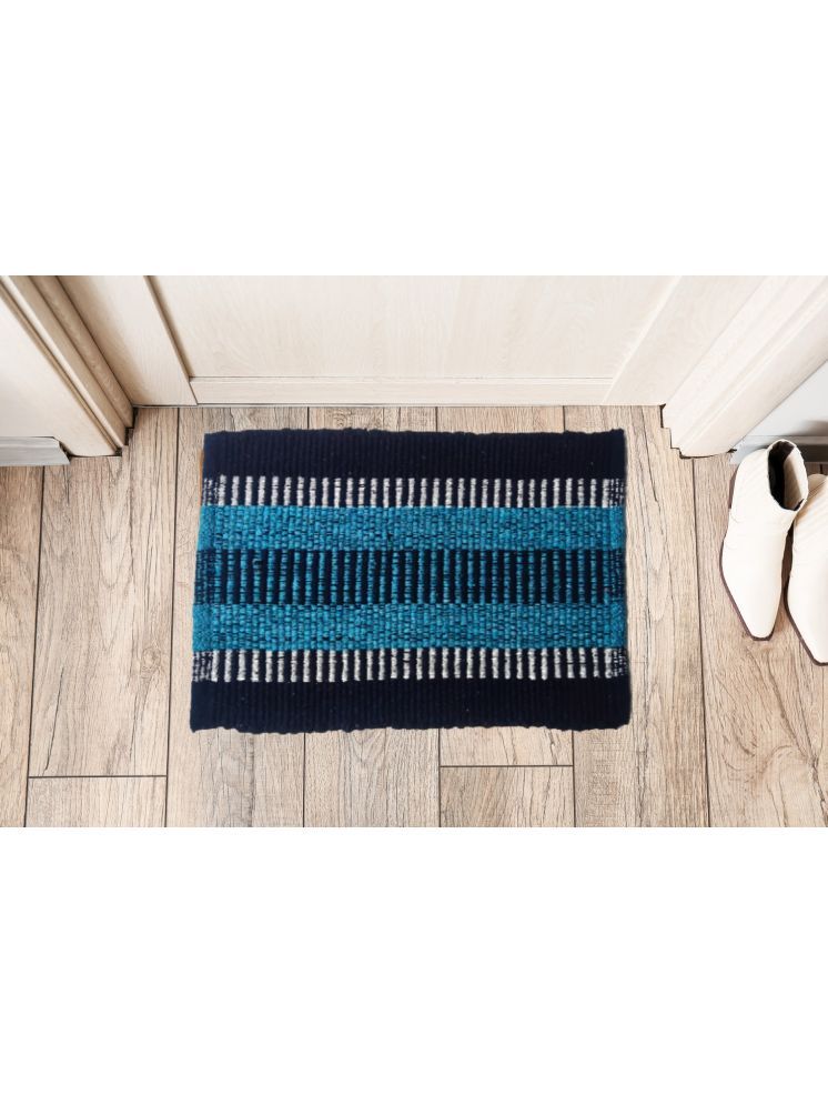     			UrbanArts - Regular Polycotton Door Mat ( 60 X 40 cm ) Single - Blue