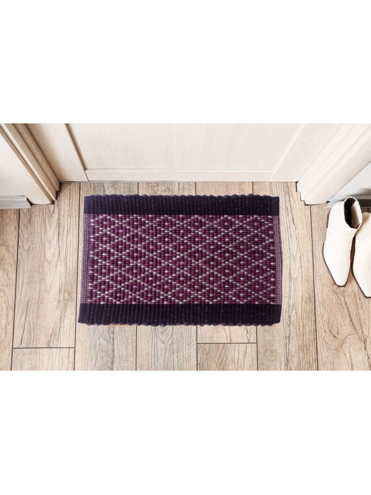     			UrbanArts - Regular Polycotton Door Mat ( 60 X 40 cm ) Single - Purple