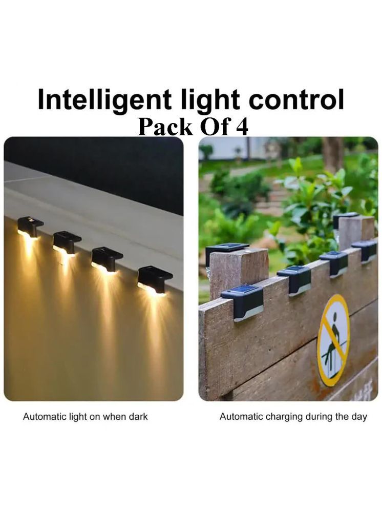     			VM SHOPPING MALL 5W Solar Outdoor Wall Light ( Pack of 4 )