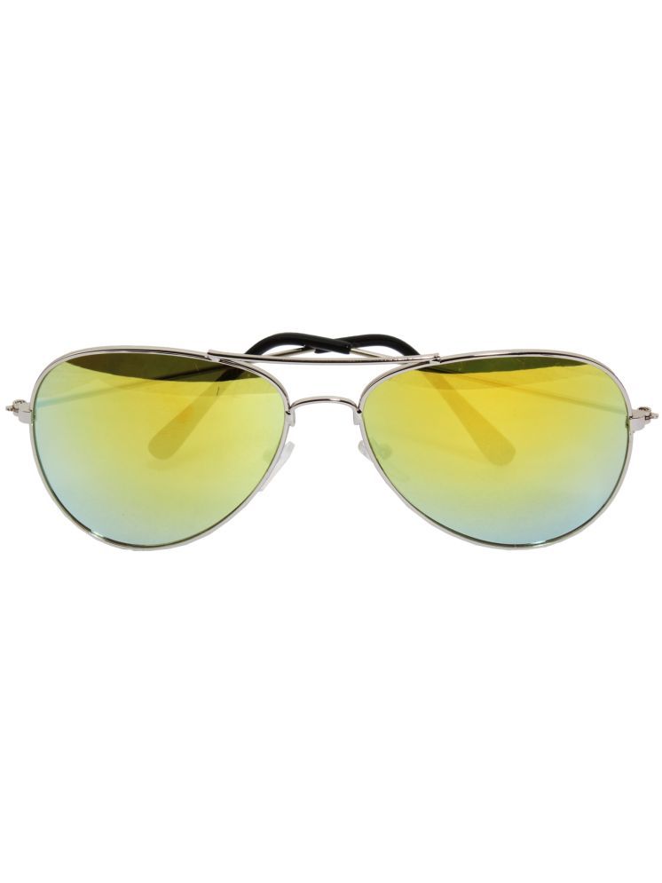     			Veins Silver Oval Sunglasses ( Pack of 1 )