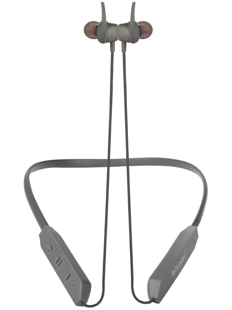     			hitage NBT-1954 EXCLUSIVE SERIES In-the-ear Bluetooth Headset with Upto 30h Talktime Deep Bass - Grey