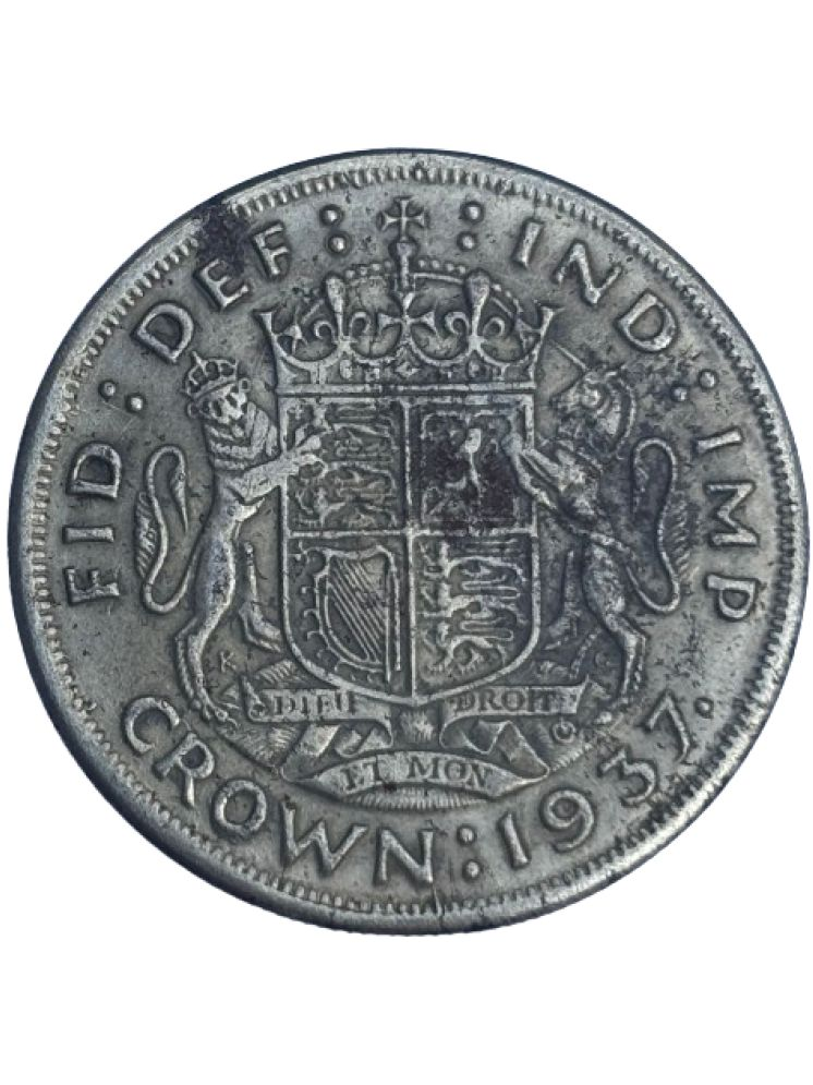     			GEORGIVS VI CROWN 1937 UNIQUE AND RARE COIN IN GOOD CONDITION