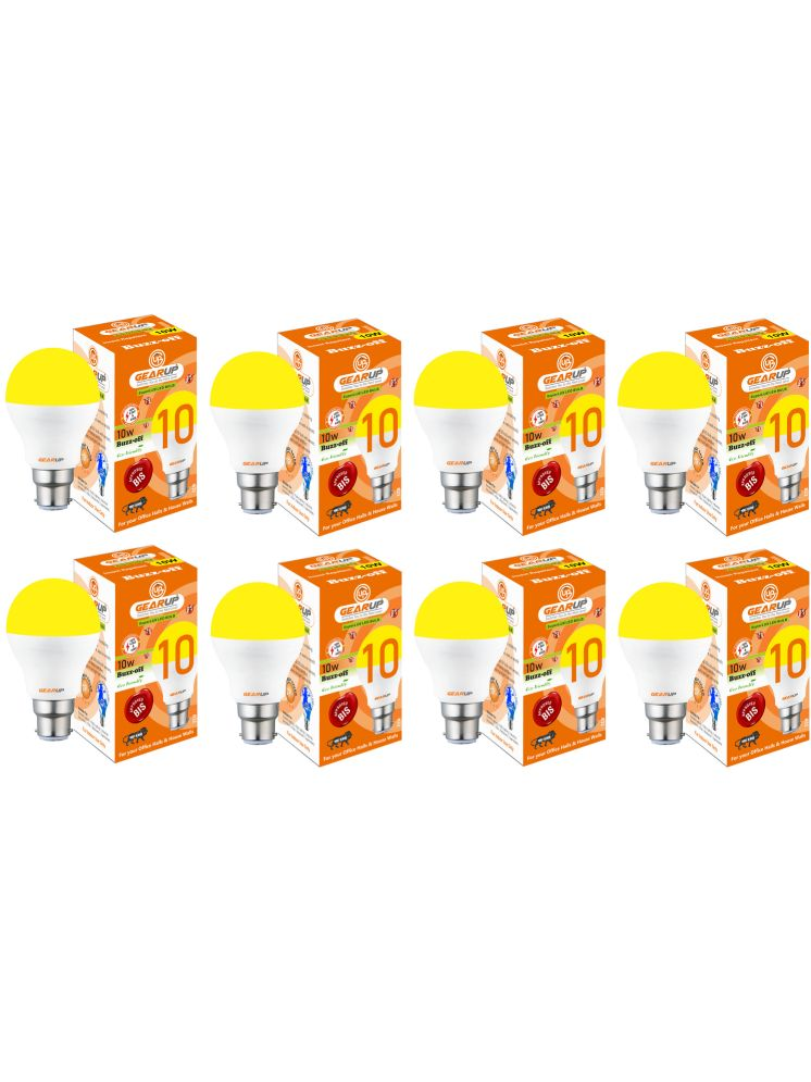     			Gearup 10W Dimmable LED Bulb ( Pack of 8 )