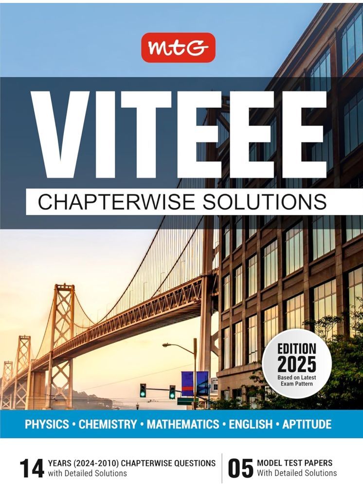     			MTG 14 Years VITEEE Chapterwise Previous Solved Question Papers (PYQ Book) For 2025 Exam | 5 Model Test Papers Physics, Chemistry, Mathematics, English & Quantitative Aptitude with Detailed Solutions