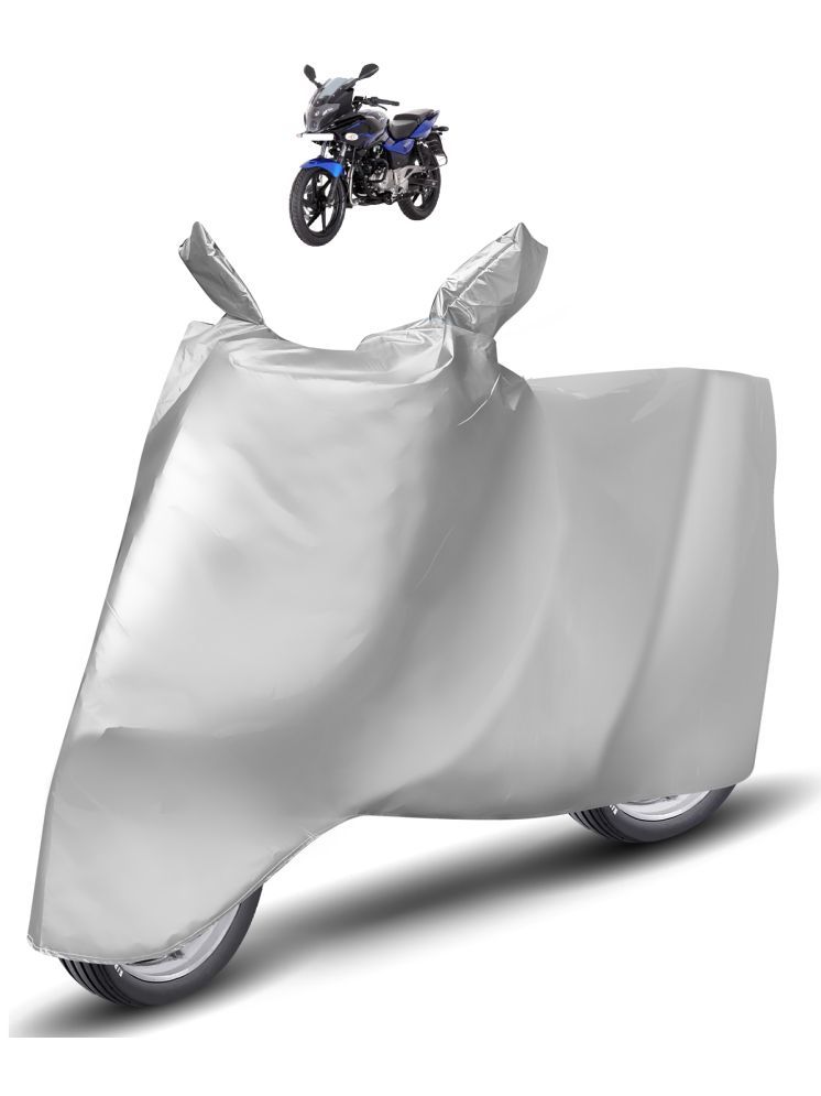     			Auto Hub Bike Body Cover for Bajaj Pulsar 220 F ( Pack of 1 ) , Silver