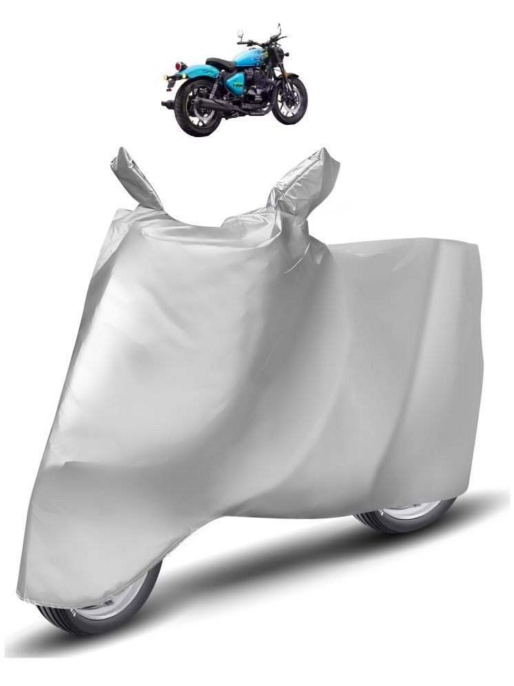     			Auto Hub Bike Body Cover for Royal Enfield All Bike Models ( Pack of 1 ) , Silver