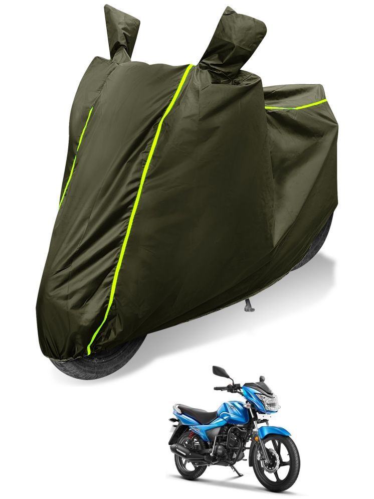     			Auto Hub Bike Body Cover for TVS Victor ( Pack of 1 ) , Green