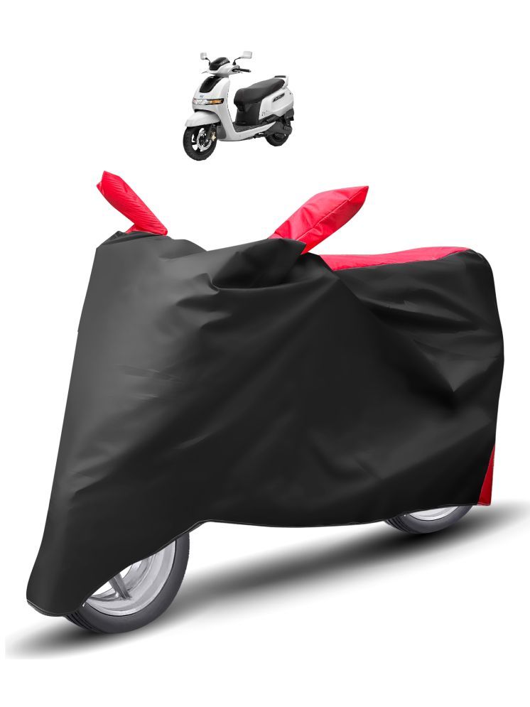     			Auto Hub Bike Body Cover for TVS All Bike Models ( Pack of 1 ) , Red