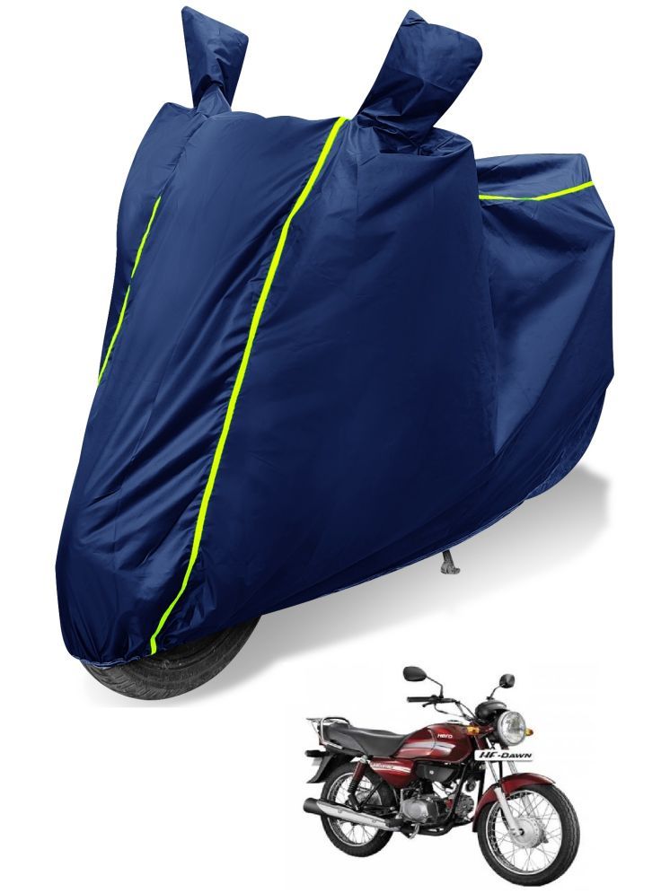     			Auto Hub Bike Body Cover for Hero HF Dawn ( Pack of 1 ) , Blue