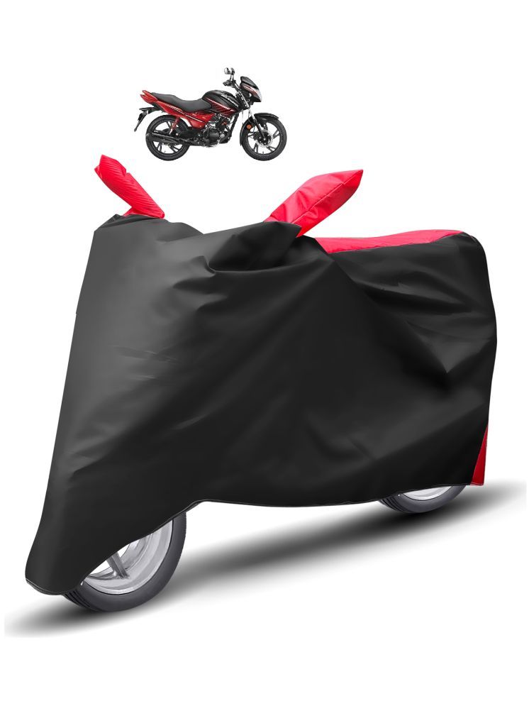     			Auto Hub Bike Body Cover for Hero Glamour ( Pack of 1 ) , Red