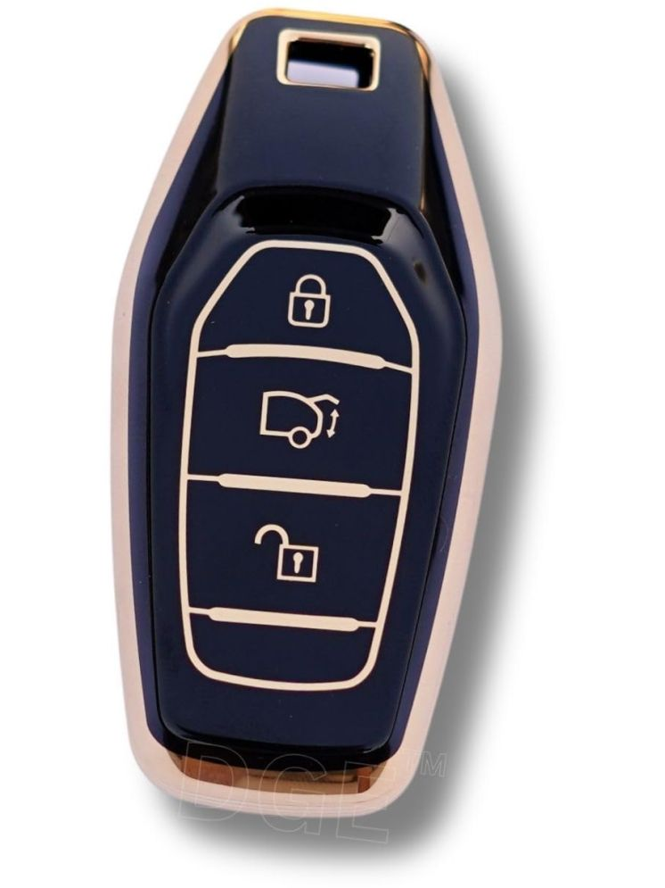     			Car Key Cover Compatible with Mahindra XUV-500 3 Button Smart Key