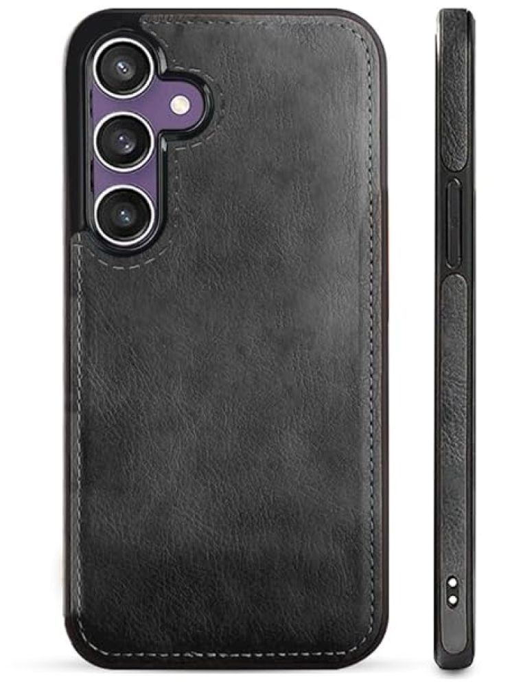     			Doyen Creations Plain Cases Compatible For Artificial Leather Samsung Galaxy S24 ( Pack of 1 )