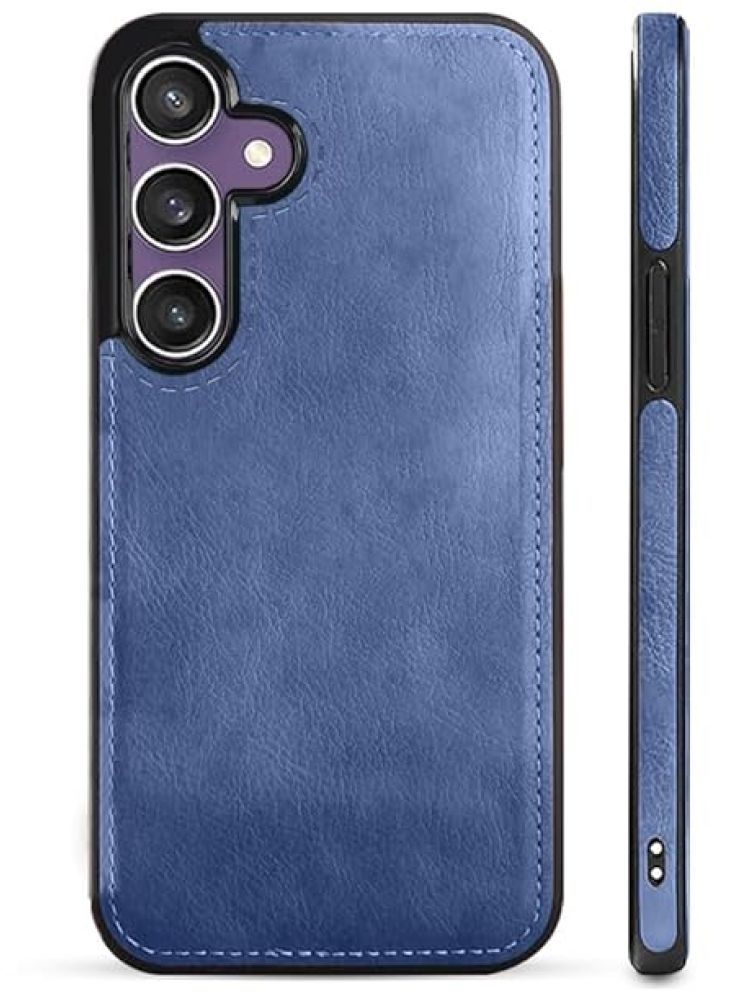     			Doyen Creations Plain Cases Compatible For Artificial Leather Samsung Galaxy S24 plus ( Pack of 1 )