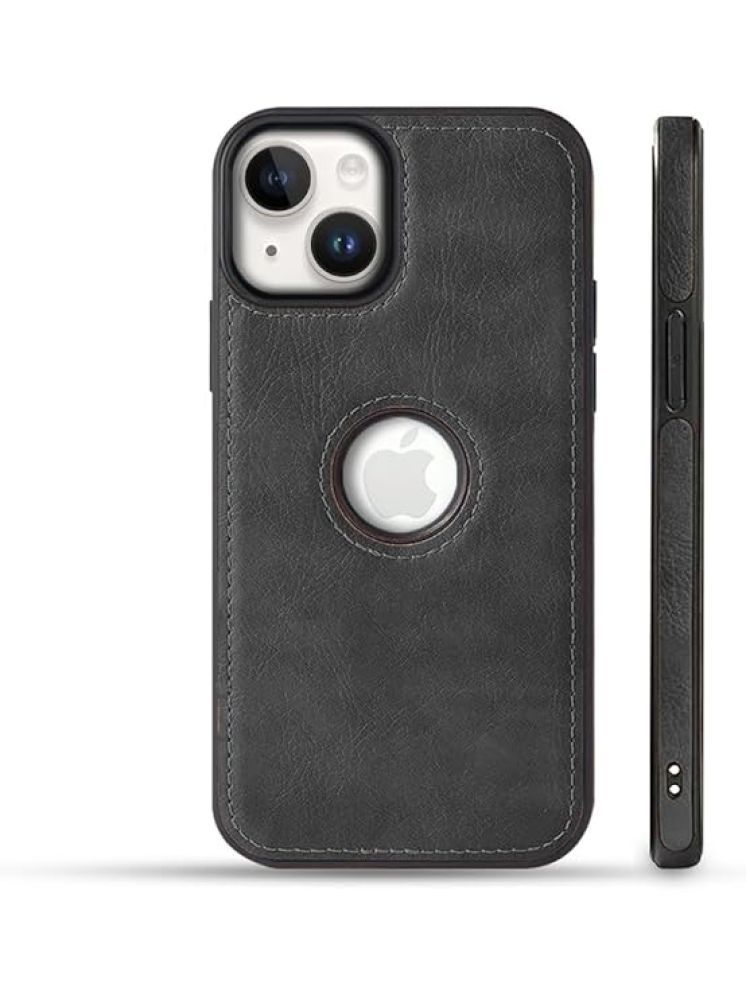     			Doyen Creations Plain Cases Compatible For Leather Iphone 14 plus ( Pack of 1 )