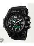 Harbor Black Silicon Analog-Digital Men's Watch