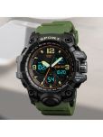 Harbor Green Silicon Analog-Digital Men's Watch