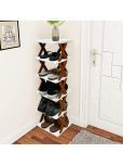 PHILOSHOP Plastic More Than 5 Tier Shoe Rack White