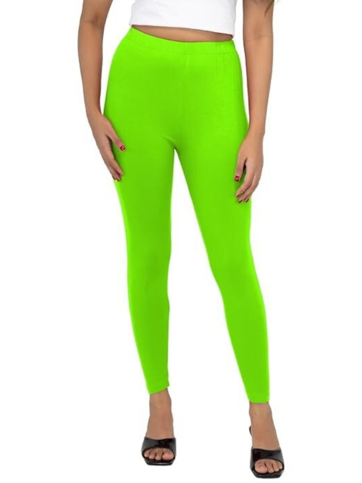     			Anniescott - Green Cotton Women's Leggings ( Pack of 1 )