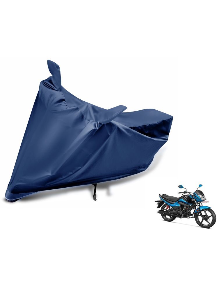     			Auto Hub Bike Body Cover for Hero Splendor iSmart ( Pack of 1 ) , Navy Blue