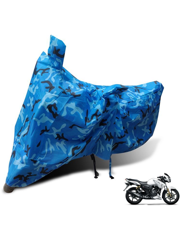     			Auto Hub Bike Body Cover for TVS Apache RTR 180 ( Pack of 1 ) , Blue