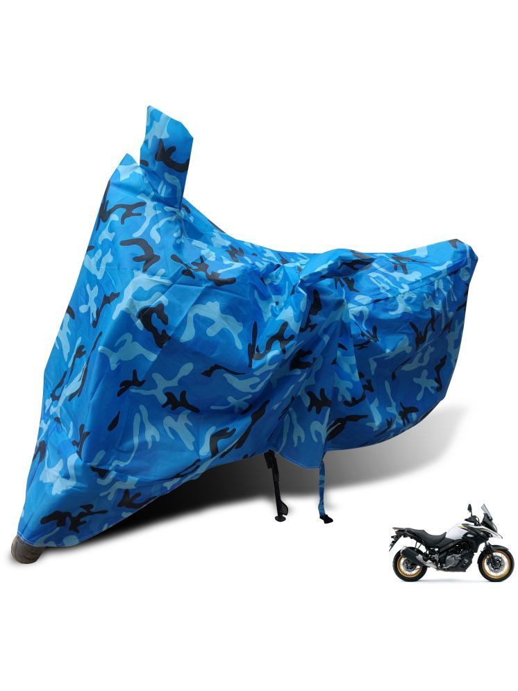     			Auto Hub Bike Body Cover for Suzuki V-Strom ( Pack of 1 ) , Blue