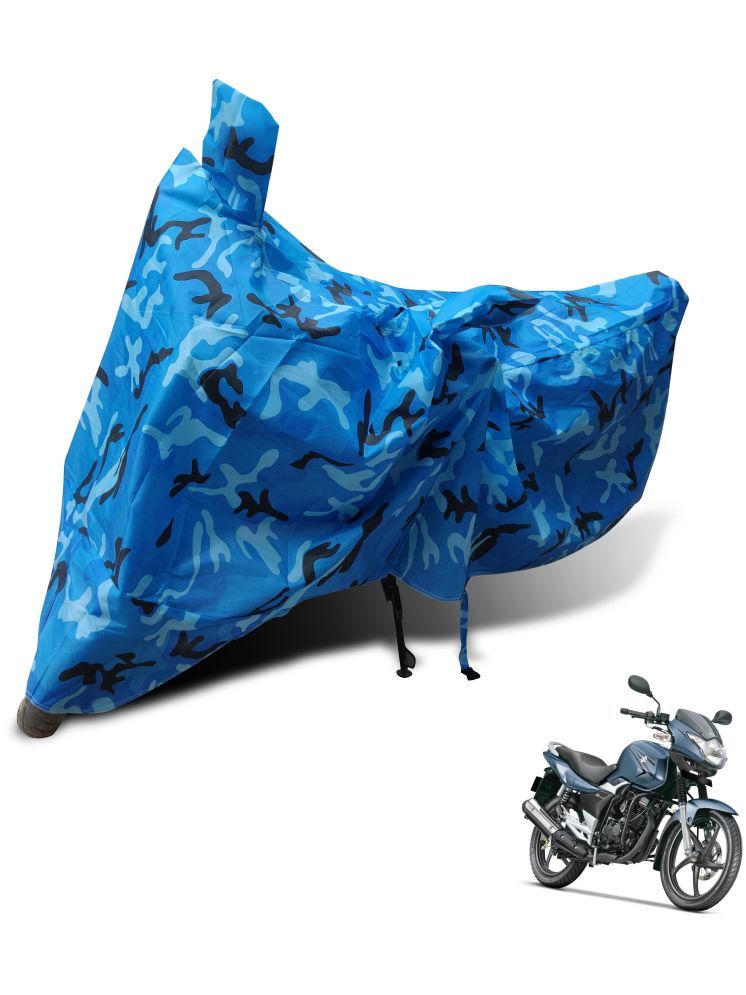     			Auto Hub Bike Body Cover for Suzuki GS 150R ( Pack of 1 ) , Blue