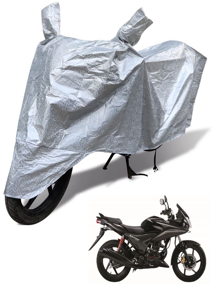     			Auto Hub Bike Body Cover for Honda CBF Stunner ( Pack of 1 ) , Silver