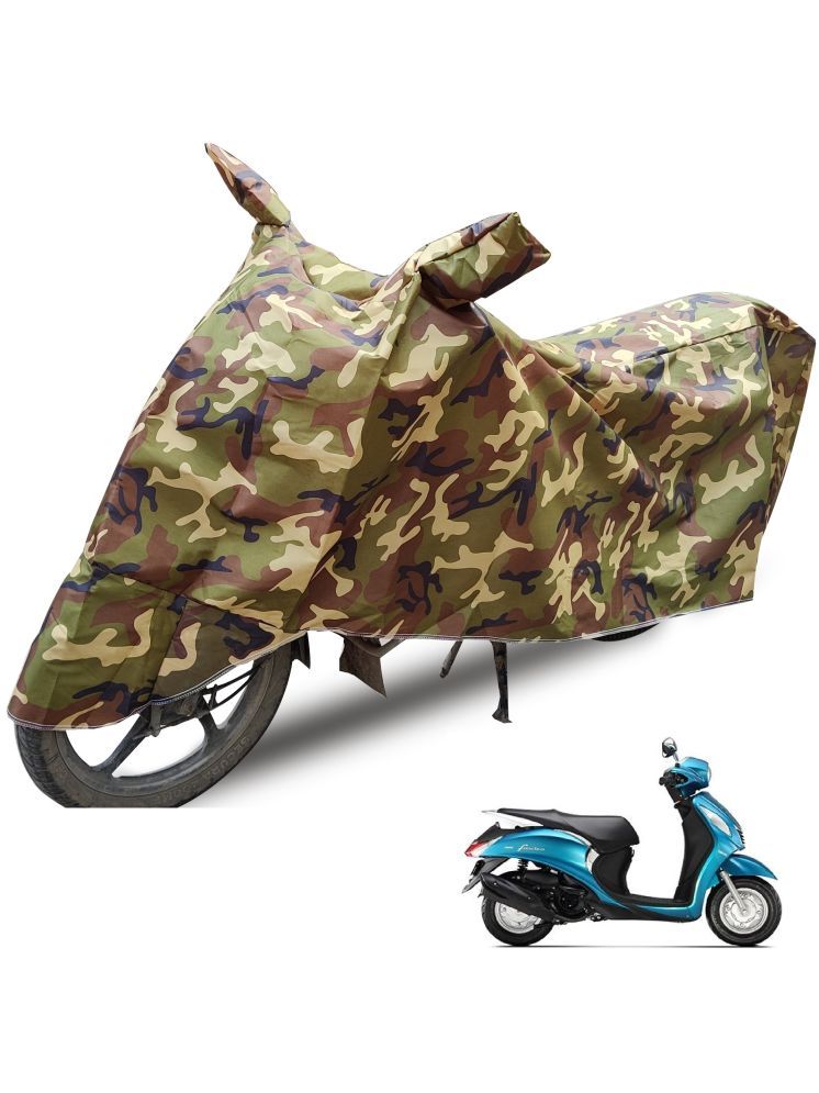     			Auto Hub Bike Body Cover for Yamaha Fascino ( Pack of 1 ) , Camouflage