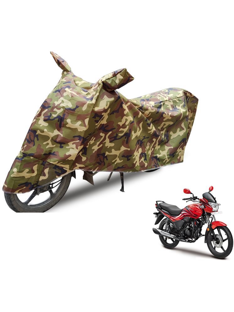     			Auto Hub Bike Body Cover for Hero Passion X Pro ( Pack of 1 ) , Camouflage